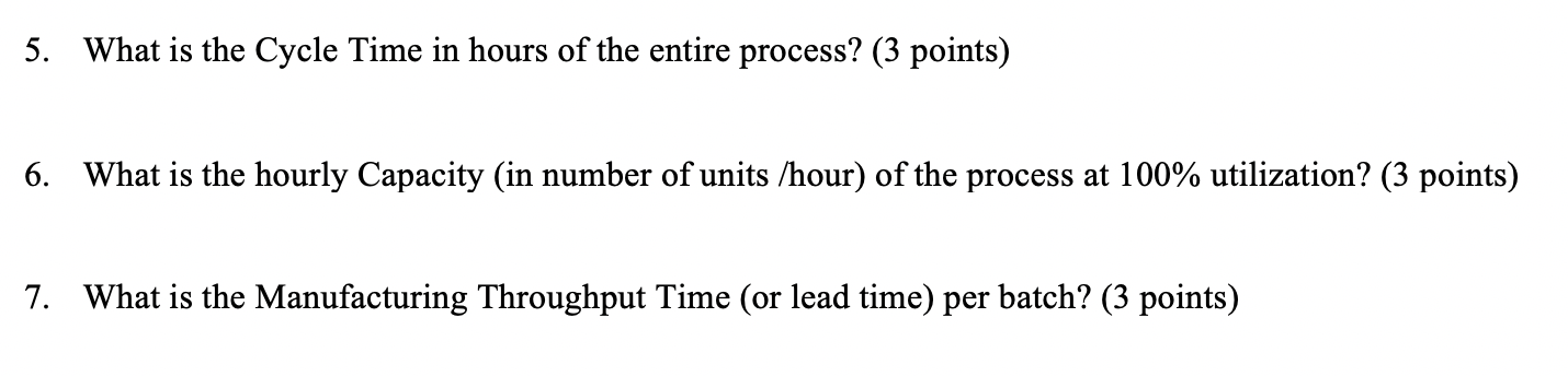 Consider a production process consisting of 3