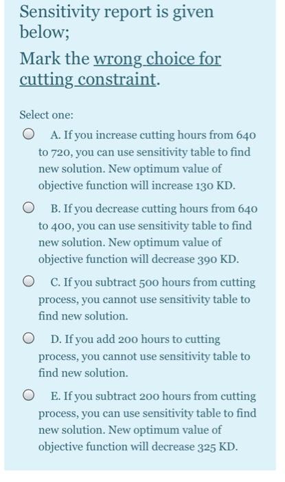 The Luxury Furniture Company manufactures chair