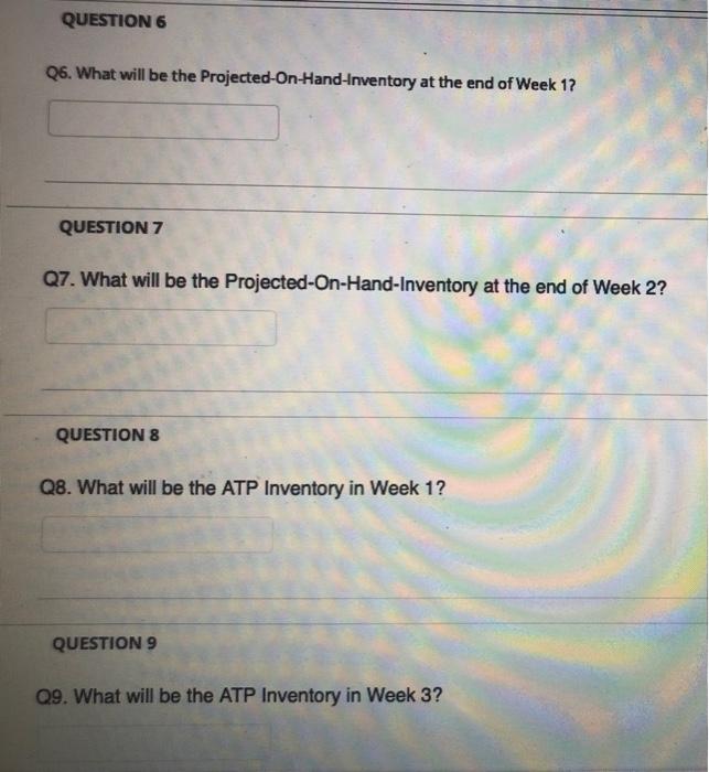 [The following applies to Questions 5-91 The