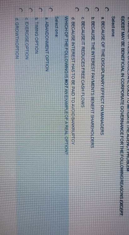 just need to select one and no need to describe