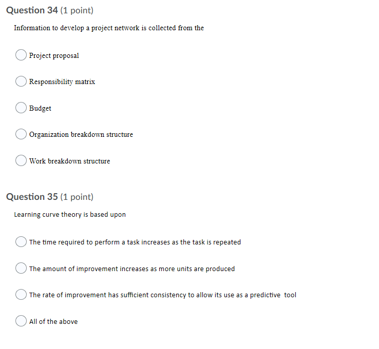 Question 30 (1 point) Victor, a project manager,