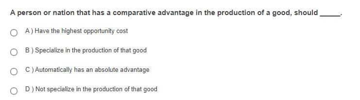 A person or nation that has a comparative