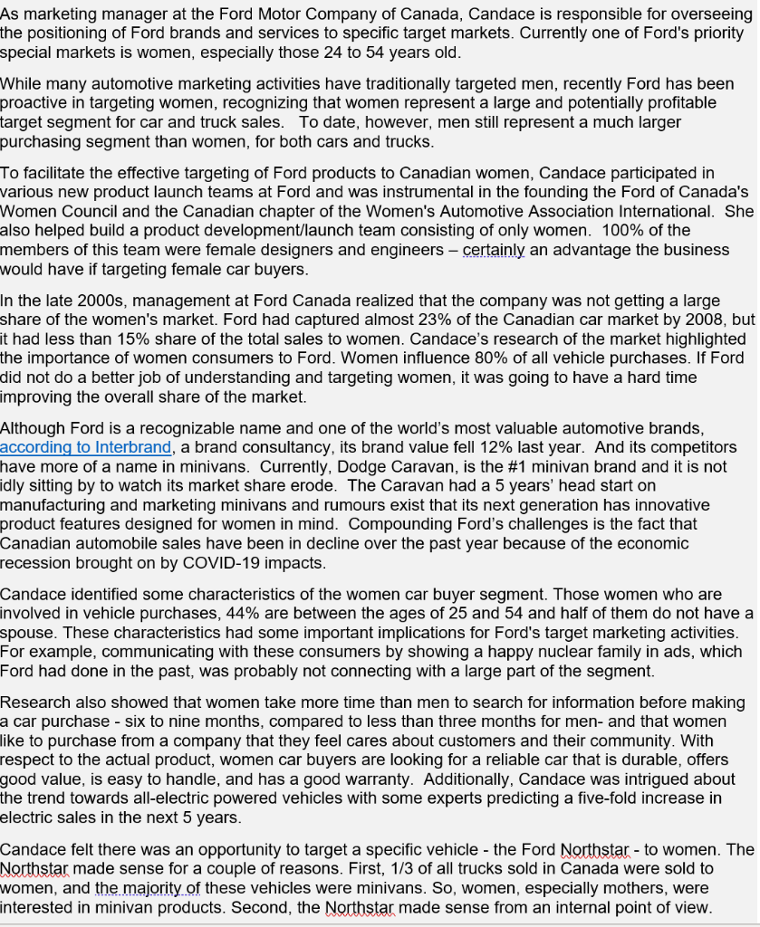 case: Q: What do you recommend and why? Consider