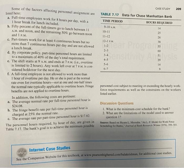 slove case study. Case Study schedule that would