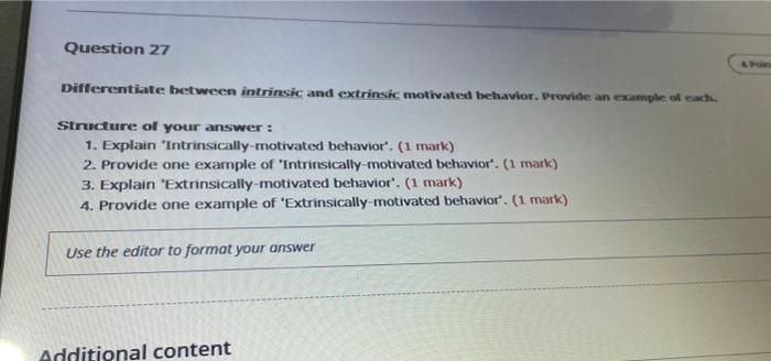I need a short answer Question 27 Differentiate