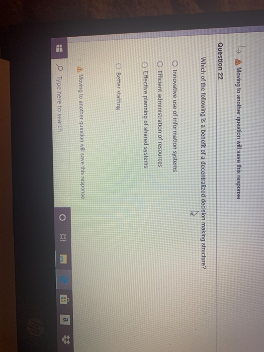 A Moving to another question will save this