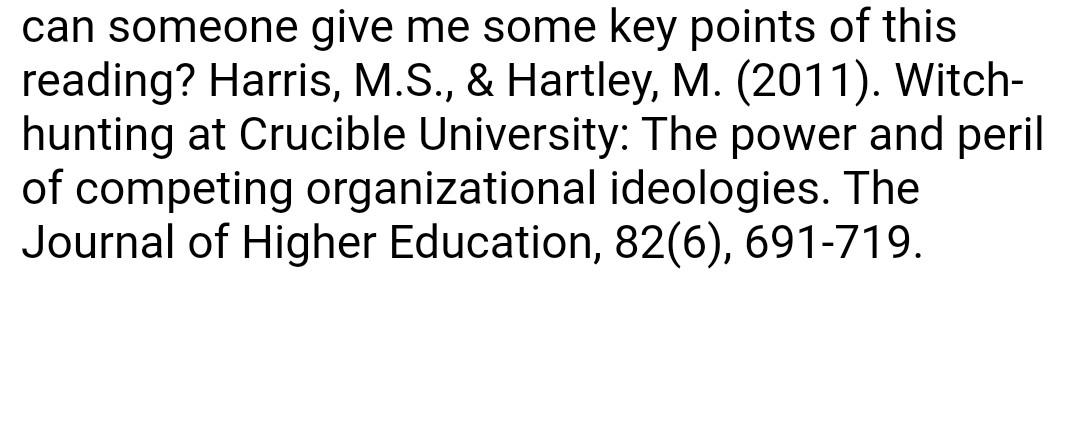 What happened? Why did the change management