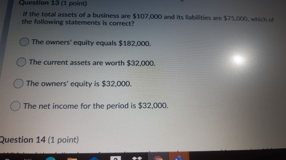 Question 2 (1 point) The first step in the