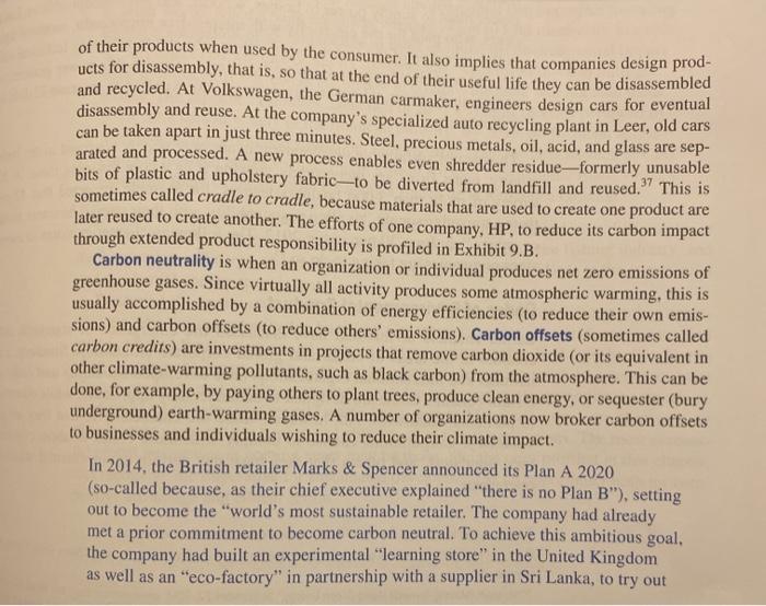 Discuss some of the voluntary initiatives