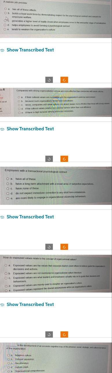 A realistic job prevew: has all of these effects
