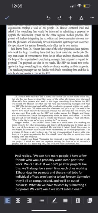 What are the risks that Maggie, Paul and Steve