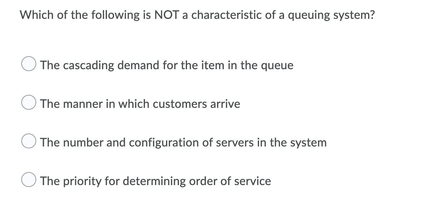 Which of the following is NOT a characteristic of