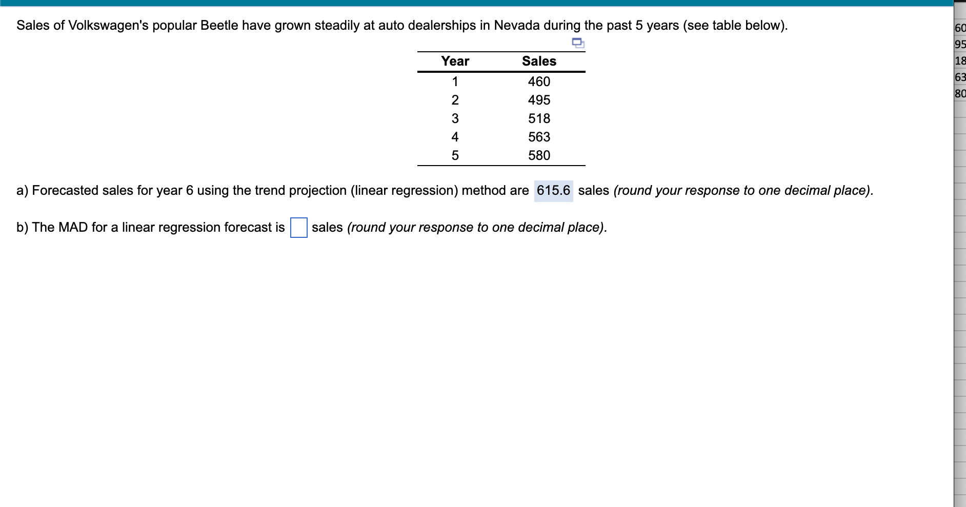 Sales of Volkswagen's popular Beetle have grown