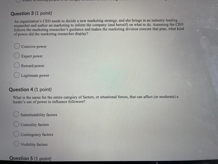 Please answer all! Question 1 (1 point) Viktor is