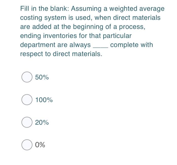 Fill in the blank: Assuming a weighted average