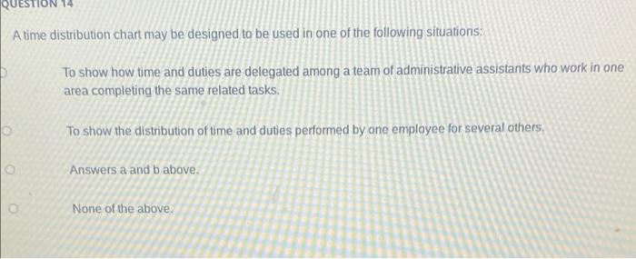 QUESTION 11 A tickler file supports your regular