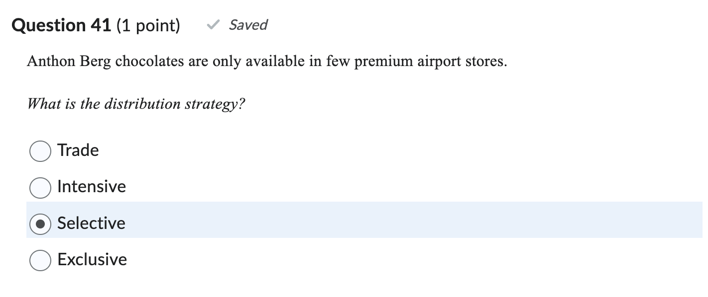 Anthon Berg chocolates are only available in few