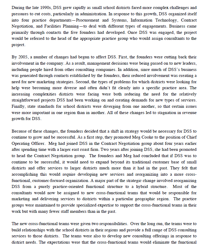 Read the attached case study to answer A and B.