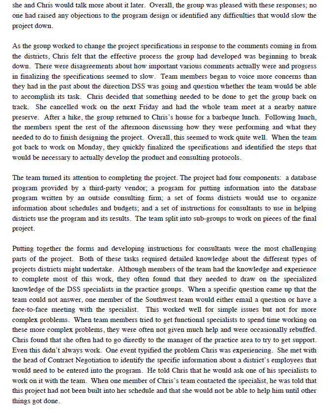 Read the attached case study to answer A and B.