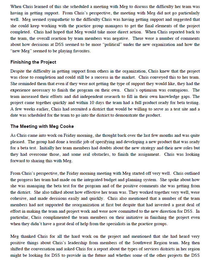 Read the attached case study to answer A and B.