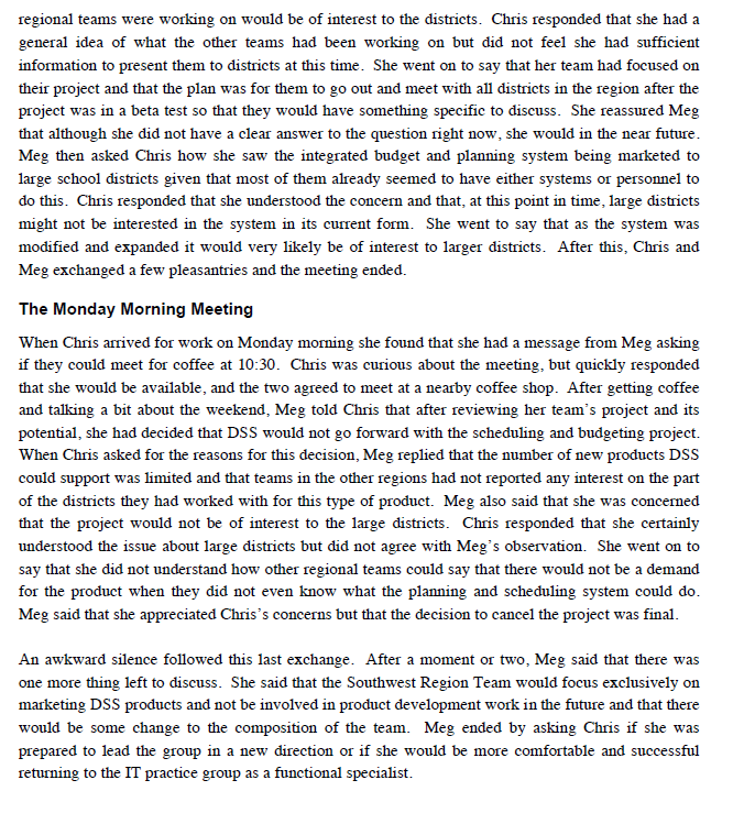 Read the attached case study to answer A and B.