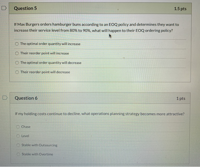 Please try and answer all questions Question 5