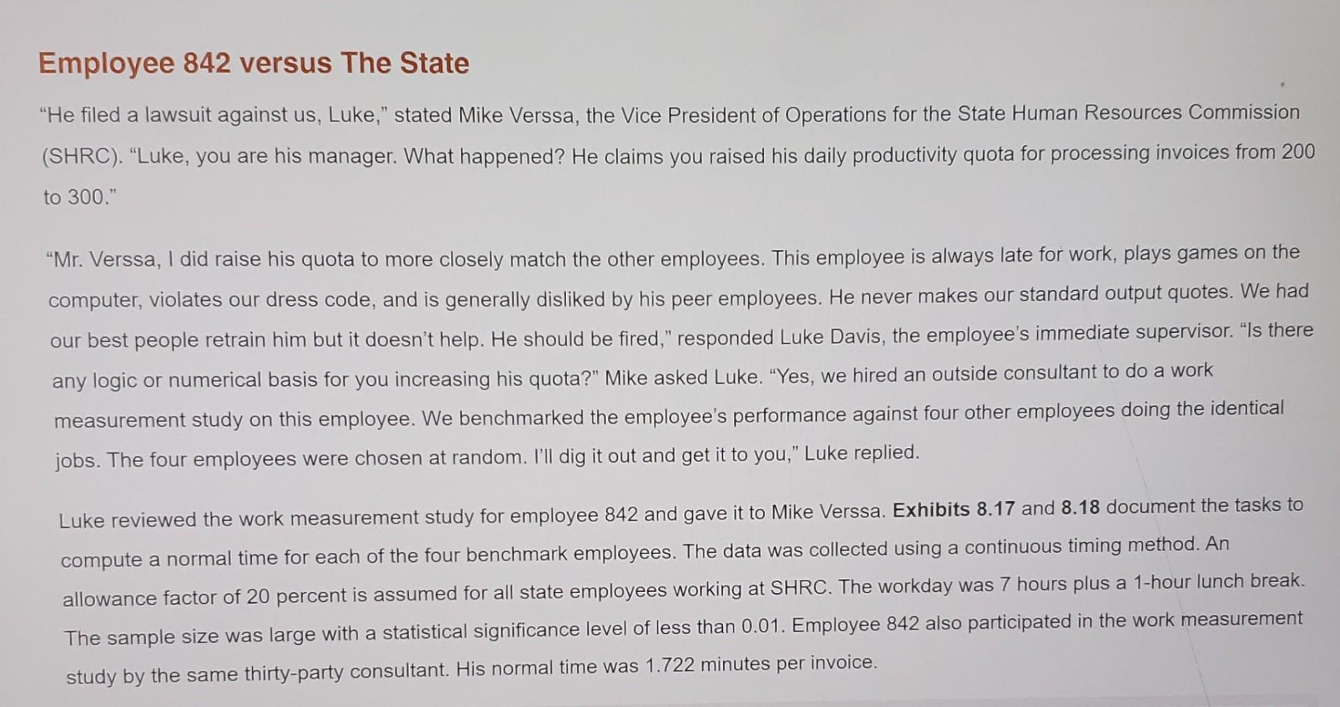 Case Questions for Discussion: 1. After reviewing