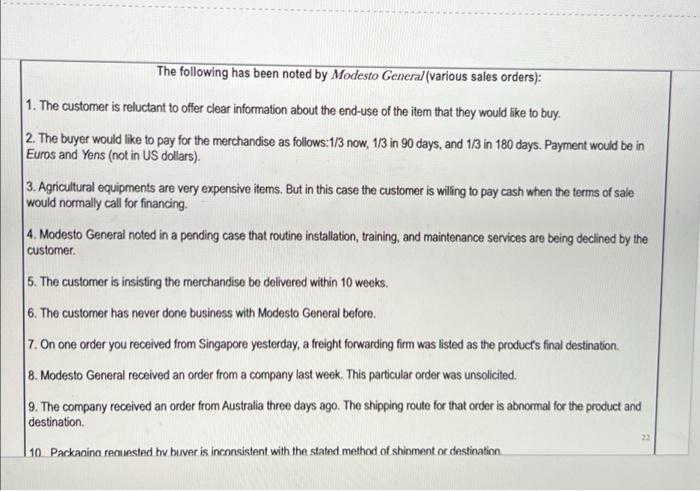 Modesto General, a company specializing in the