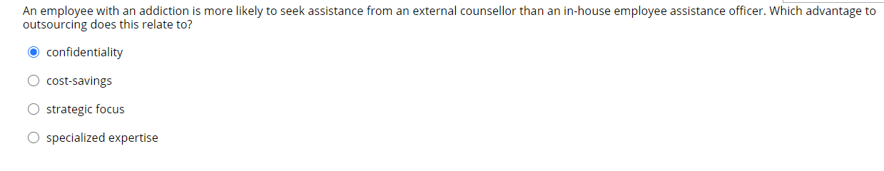 An employee with an addiction is more likely to