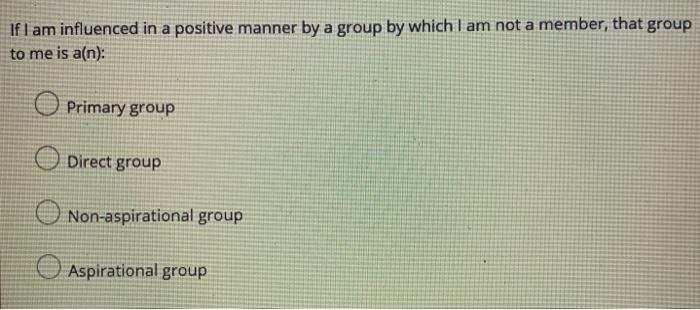 If I am influenced in a positive manner by a