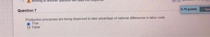 Moving to amor question will be Sav Question 7