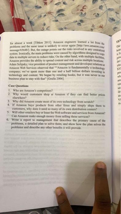 APPENDIX CASE STUDIES AMAZON.COM CASE STUDY com