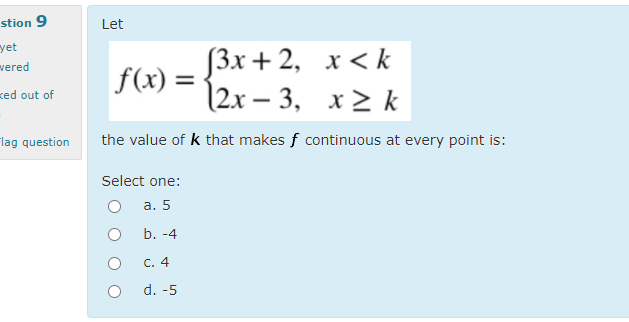 stion 9 vet wered zed out of Let f3x + 2, x