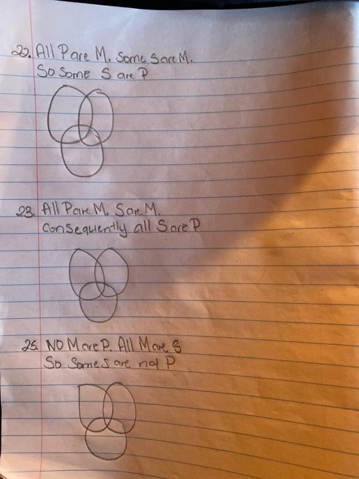 which is valid and invalid 22. All Pare M. Some