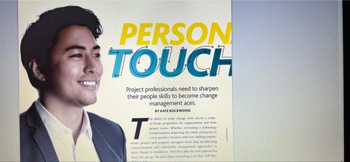 PERSON TOUCH Project professionals need to