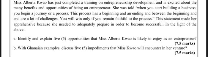 Madam Michelle Sumnaya is in the process of