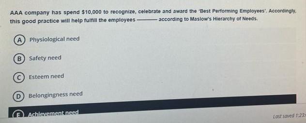 AAA company has spend $10,000 to recognize,