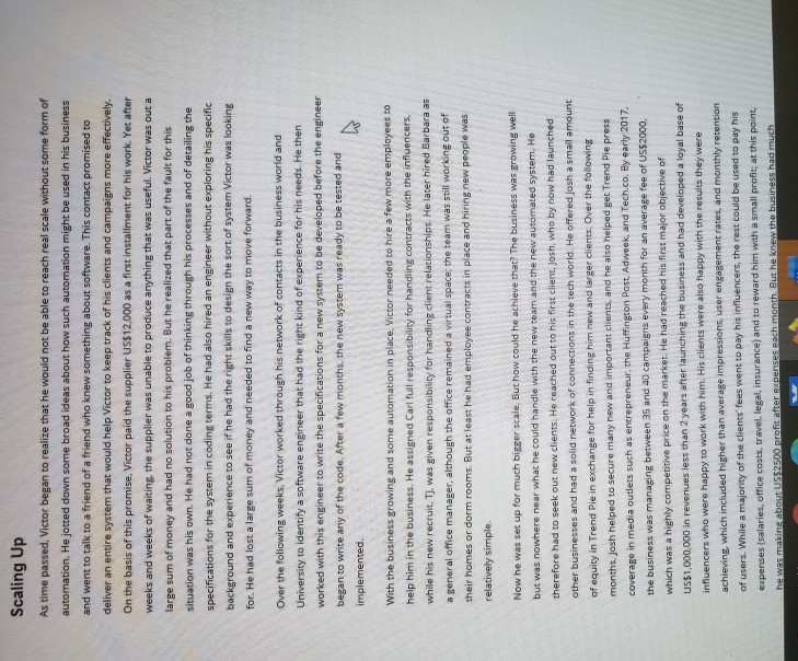 1.write a brief 1 paragraph summary ot the case