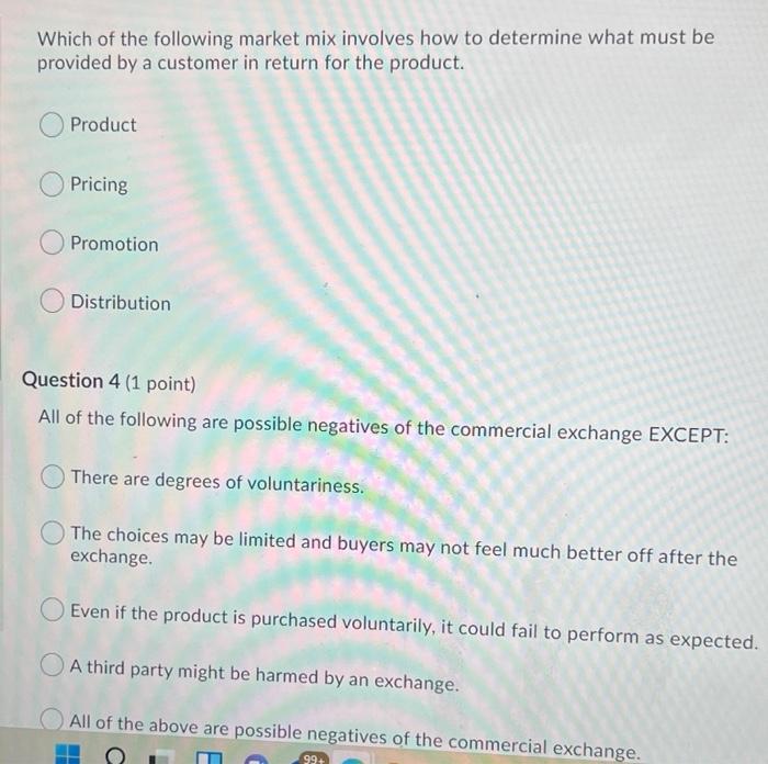 Question 1 (1 point) The vase is priced at $6.99
