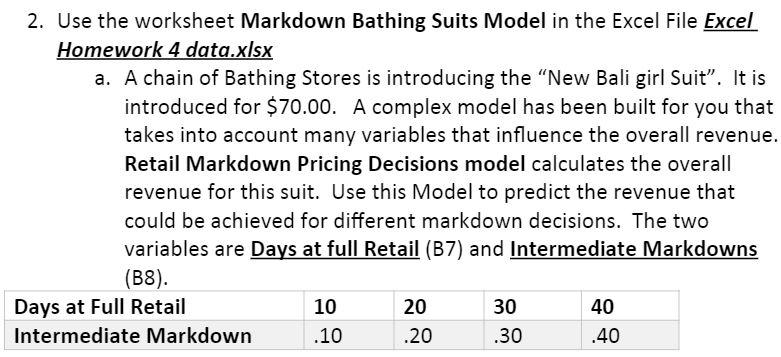 1. Use the worksheet College Band in the Excel