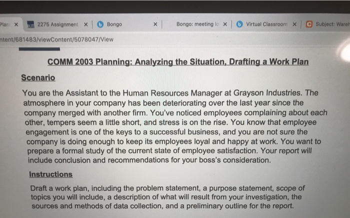 Planix 26 2275 Assignment X Bongo Bongo: meeting