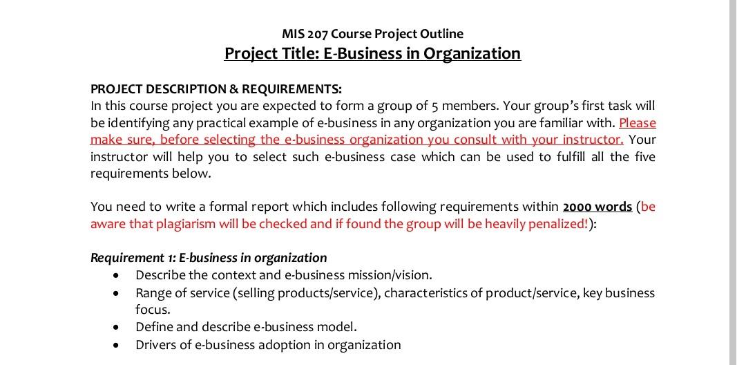 My Business Organization is "eBay". Please