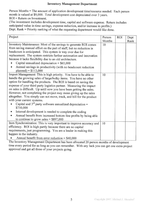 Big Mike's Application Development Plan You