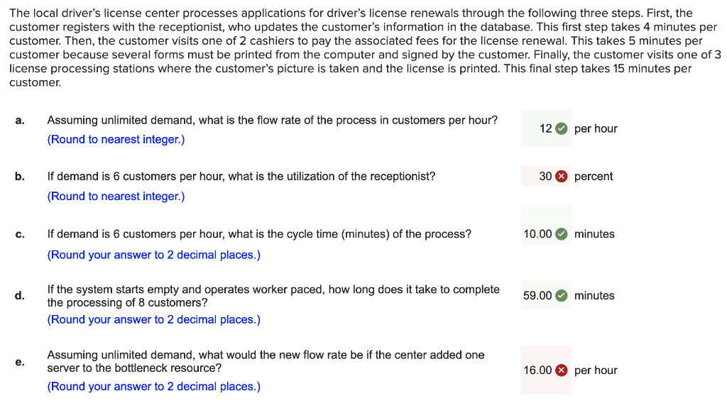 The local driver's license center processes