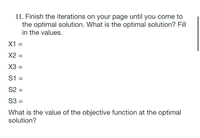 I need number 11 answered. im attaching previous