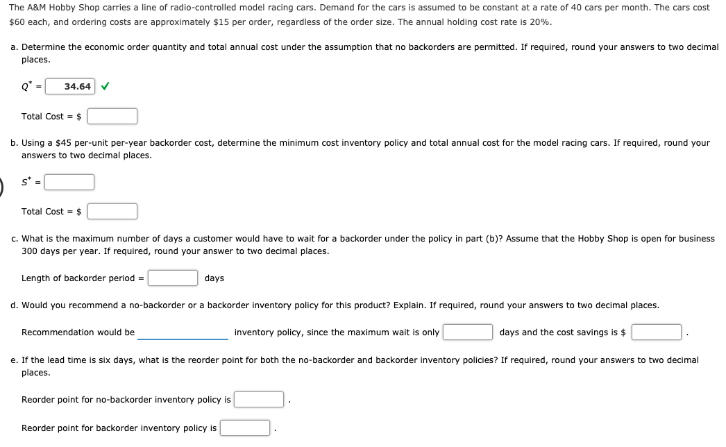 The A&M Hobby Shop carries a line of