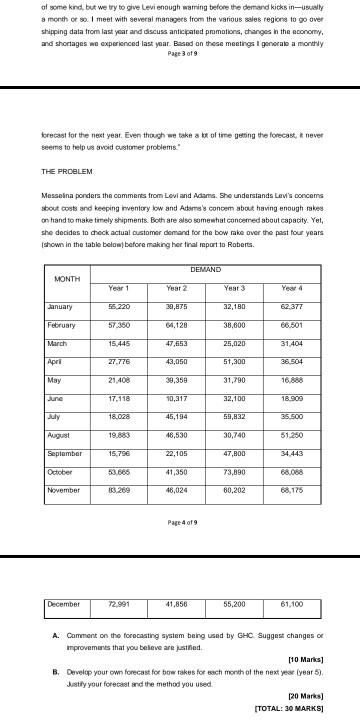 of some kind, but we try to give Levi enough