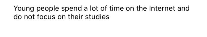 Young people spend a lot of time on the Internet