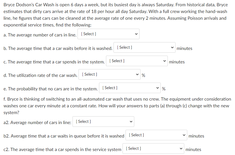 Bryce Dodson's Car Wash is open 6 days a week,