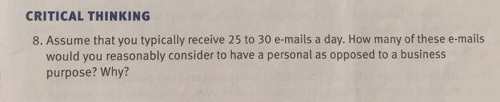subject: Manegerial communication CRITICAL